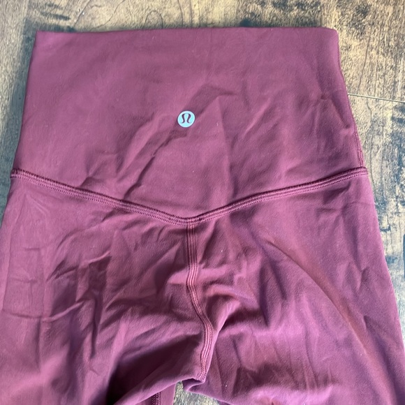 Lululemon align pant 25 size 2 cassis burgundy maroon - Picture 6 of 10